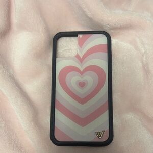 Wildflower Pink Heart IPhone 13 Case